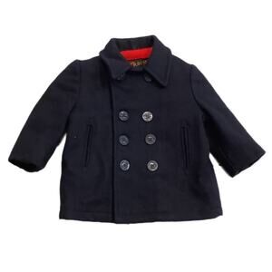 Vintage Kids Peacoat (lake placid)